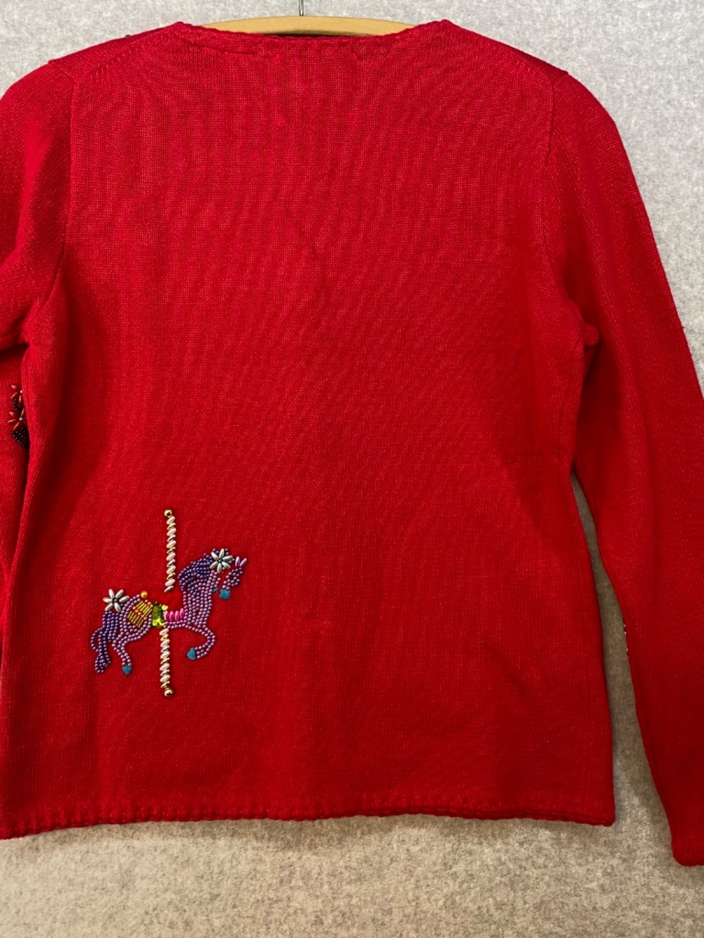 NEW! Vintage Michael Simon Cardigan S • Carousel Animals • 1999 • Art To Wear - Picture 9 of 12